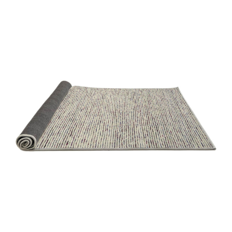 Tapis gris zone contemporaine, Rond 5 pi