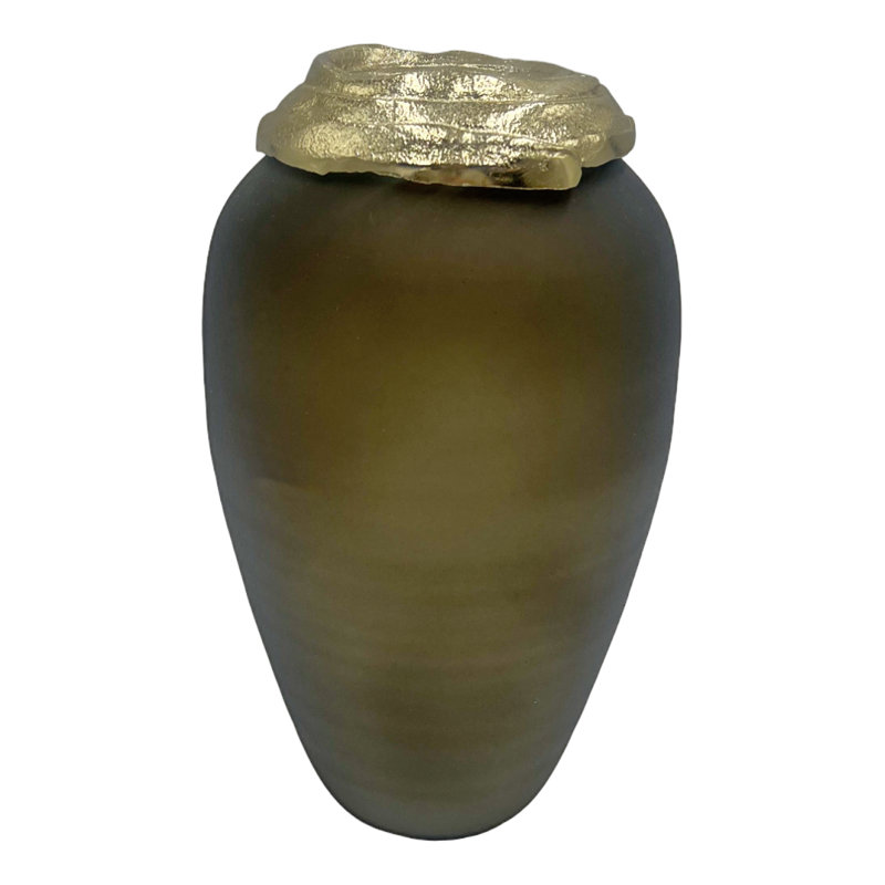 Vase de table Santara, H 11,00 po x l 7,00 po x P 7,00 po
