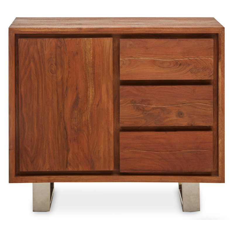 Groveson 92cm Solid Wood Sideboard