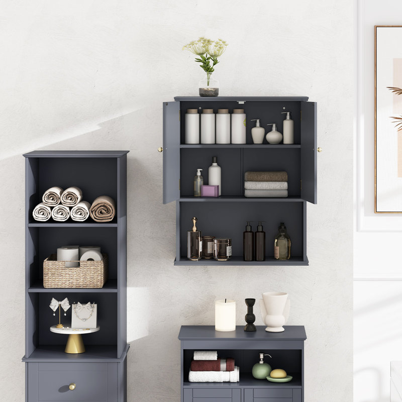 MDF Wall Mounted Required Bathroom Cabinet