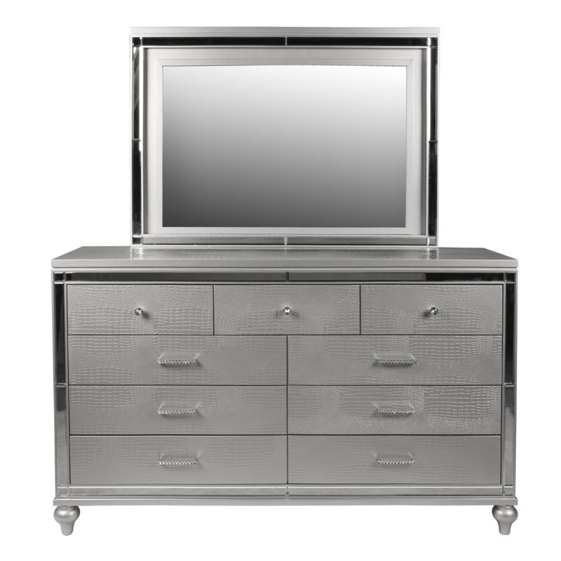 Miroir Sherley, Argent