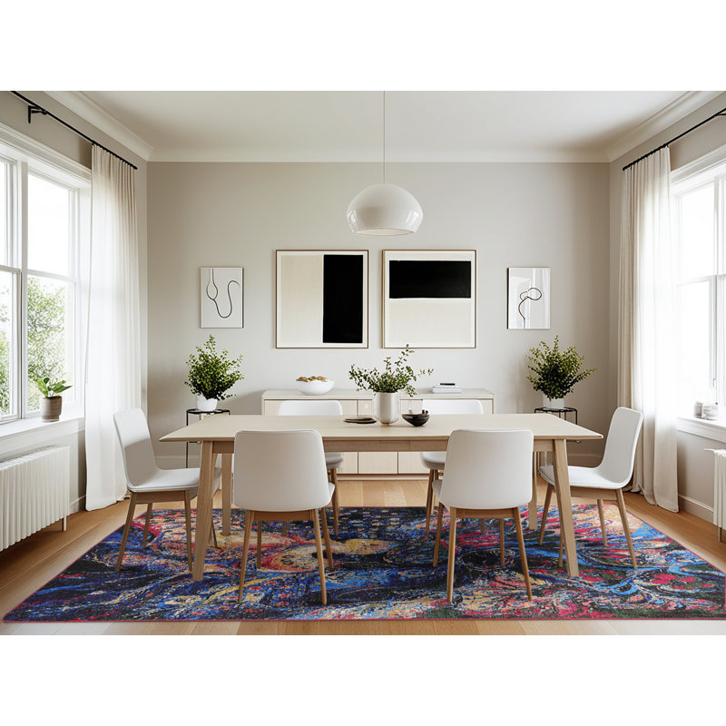 Oriental Indoor Rug, Rectangle 7' x 10'