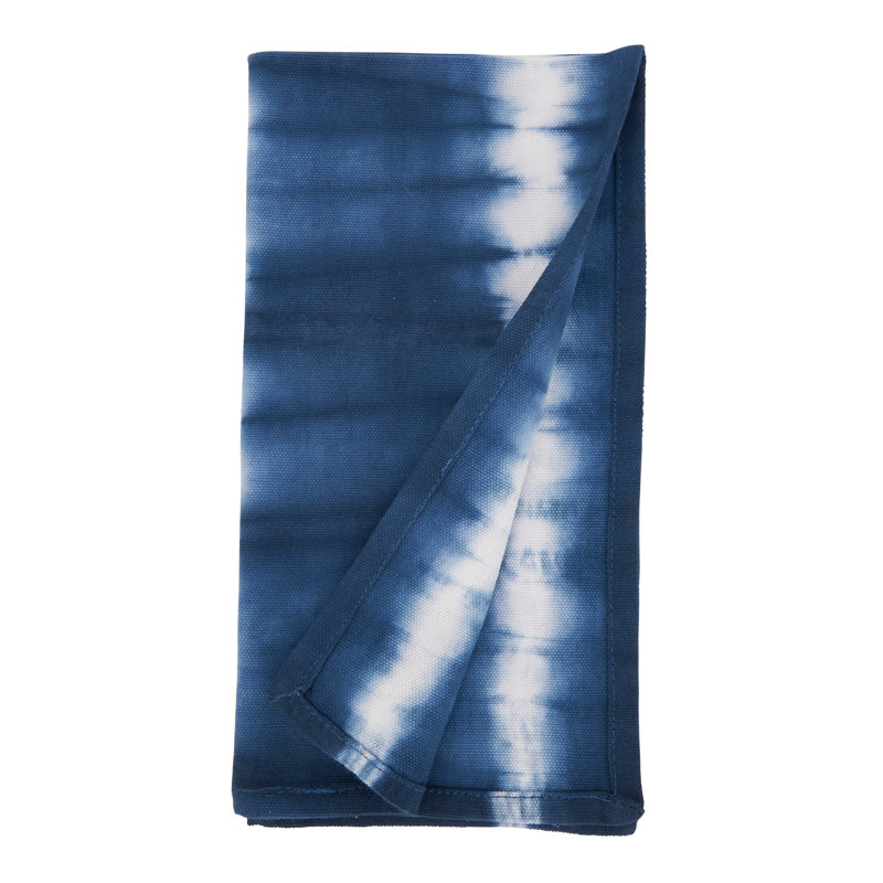 Oksana Collection 100% Cotton Striped Square Napkin
