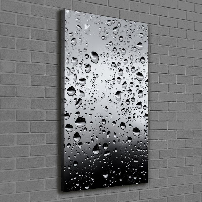 Drops Of Water - Wrapped Canvas Print