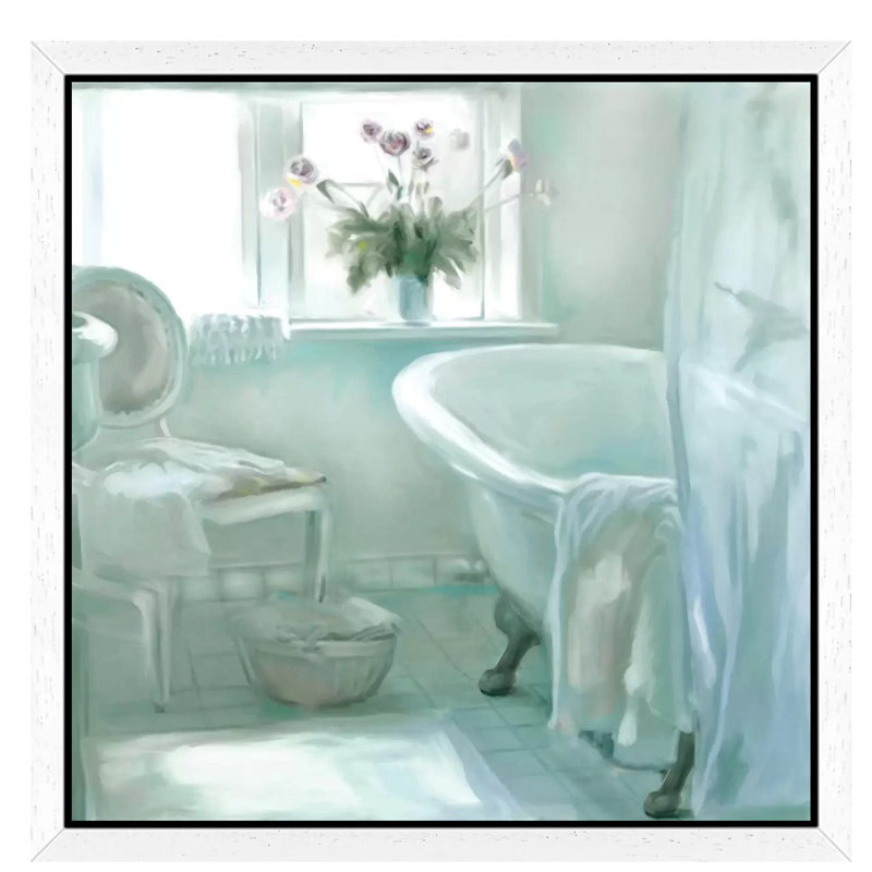 Ambiance 1 Piece Painting on Canvas, 66.04 cm H x 66.04 cm W, White Framed