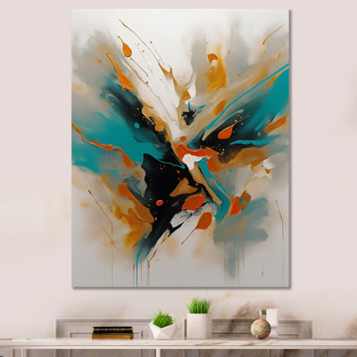 " Paint Brushstrokes Abstract Painted "
