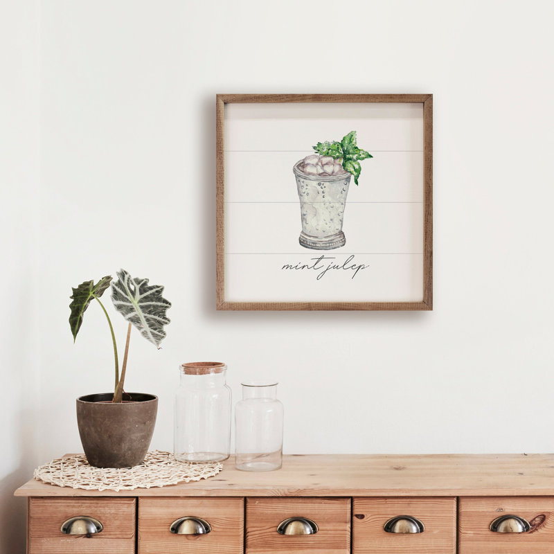 Mint Julep White, 4" H x 4" W