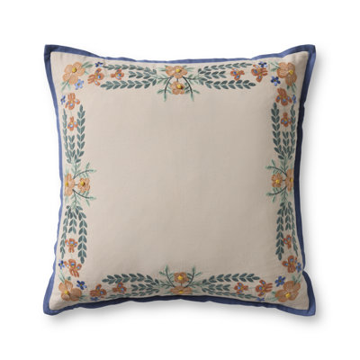 Rifle Paper Company x Loloi Willow Border Decorative Pillow