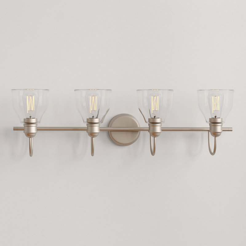 Antioch 4 - Light Dimmable Vanity Light, Brushed Nickel