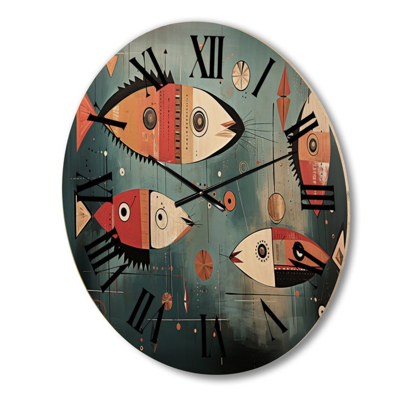 Peterjames Solid Wood Wall Clock, Medium