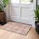 Machine Washable Indoor/Outdoor Christain ACN1449 Salmon Rug