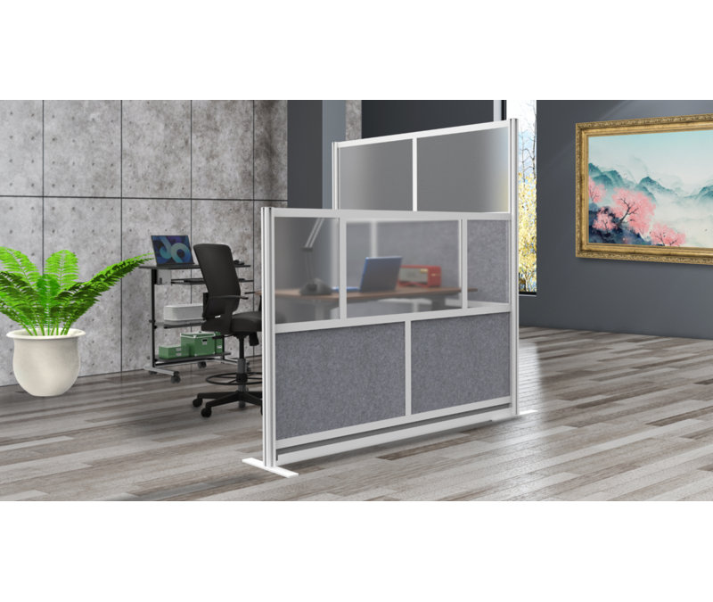 Système de cloison modulaire Harmony, H 48 po x L 70 po