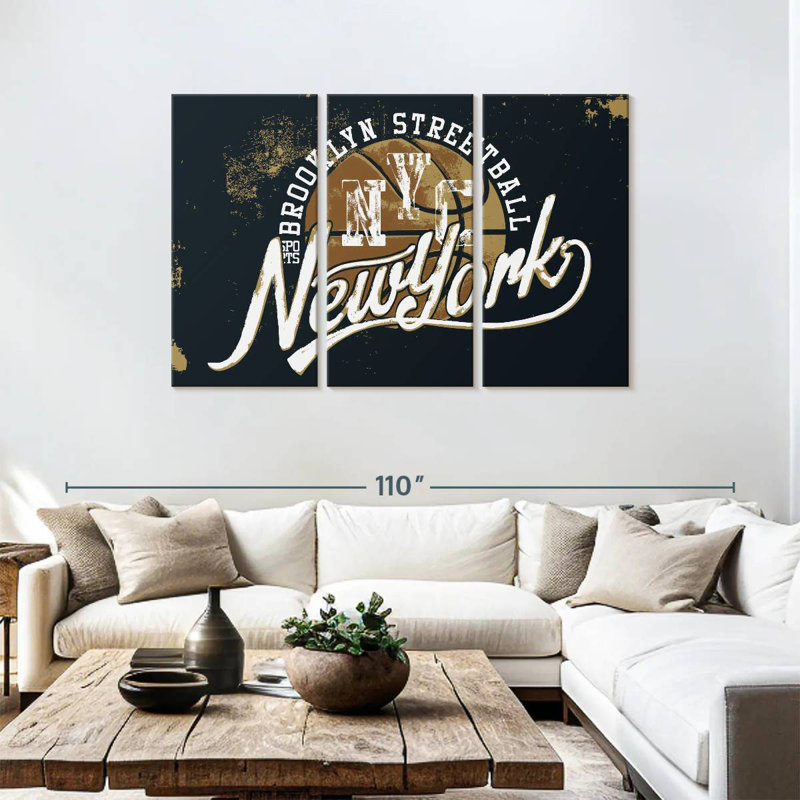Brooklyn Street Basketball, H 48 po x l 74 po