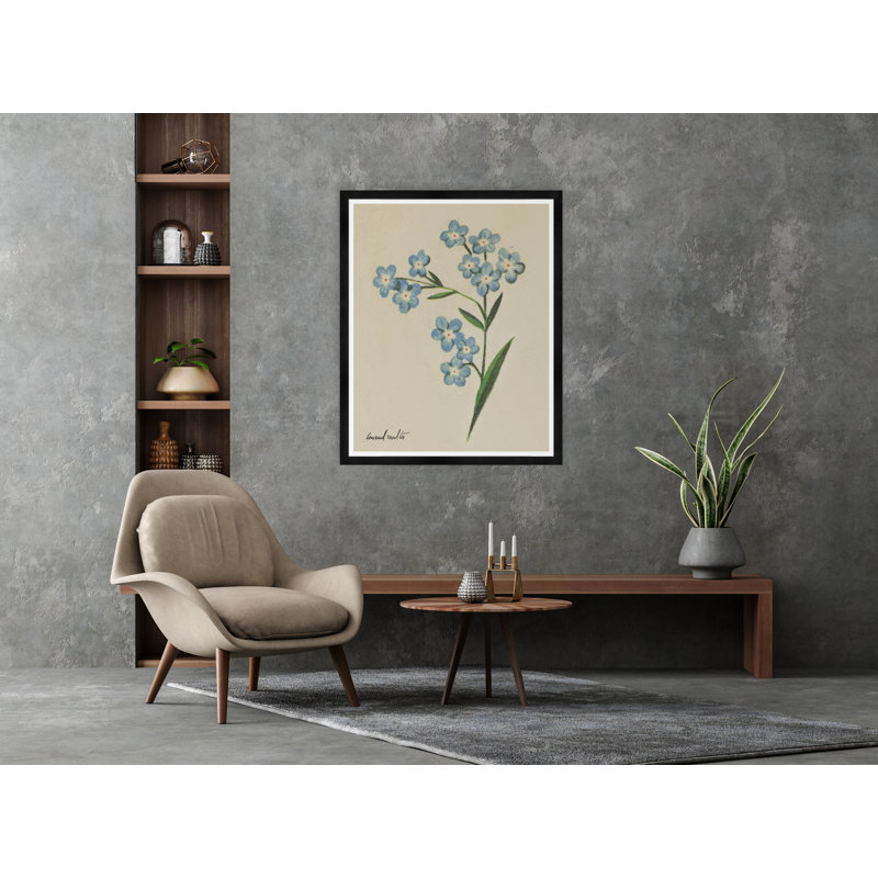 Blue Petals Print