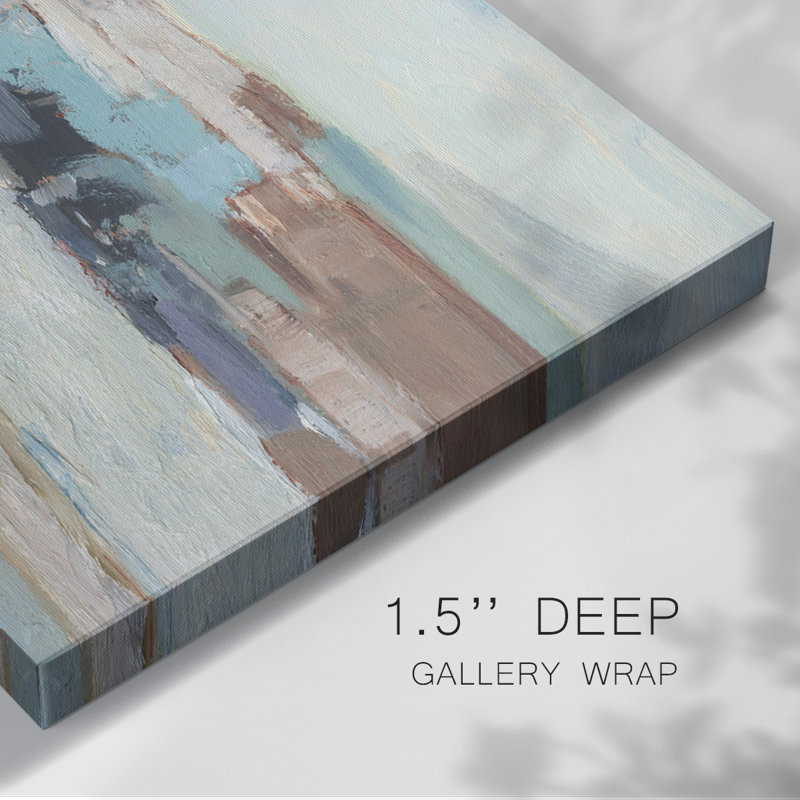 Toile tendue Turquoise Cliff Wall II-Gallery, H 40 po x l 60 po
