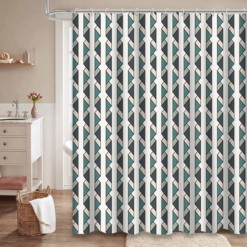 Rideau de douche Surface 12 triangles, 72" L x 84" W