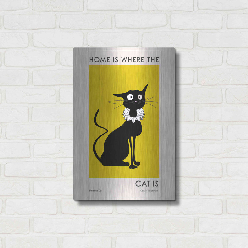 «Home Is Where The Cat Is» par Ayse, H 24 po x l 16 po
