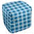 Carolina Blue/Black/White Polyester Blend