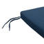 Coussin de banc d'extérieur Tommy Bahama, Sunbrella résistant à la décoloration et à l'eau pour les balancelles, les bancs de jardin et les canapés, l 48 po x P 16 po, épaisseur de 2,5 po, réversible, bambou baie de cobalt-131480039-131480043