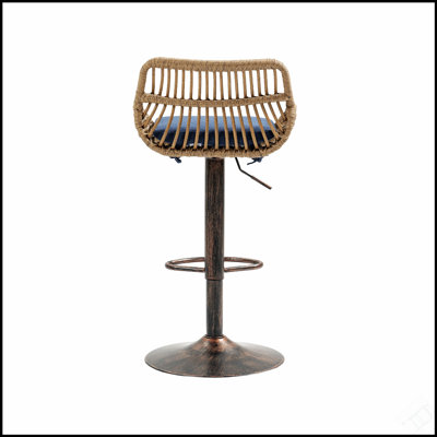Swivel Bar Stools Set Of 2 With Adjustable Height, Comfortable Seating, And Footrest For Modern Kitchens And Dining Rooms