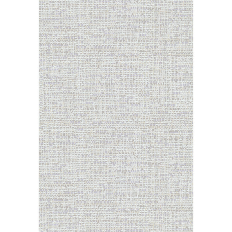 Foundation Tweed Abstract Wallpaper Roll, Neutral/Lilac