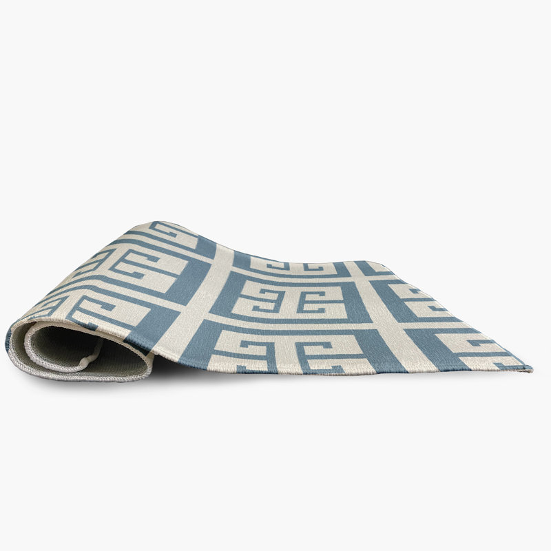 Chenille Geometric Indoor Rug, Rectangle 4' x 6'