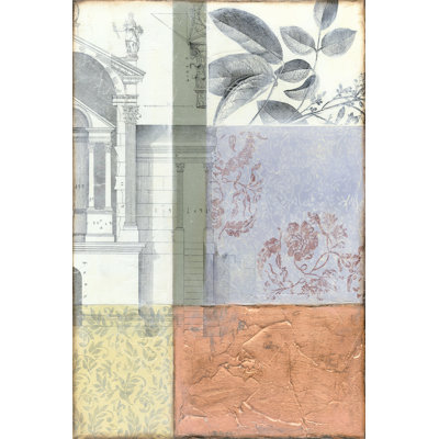 Neo Victorian Collage II by Jennifer Goldberger - Wrapped Canvas Print