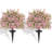 Artificial Flower Boxwood Topiary Ball with Spikes-114728867