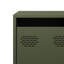 vidaXL TV Cabinet Olive Green Cold-rolled Steel Medium Adjustable Feet-1619385671