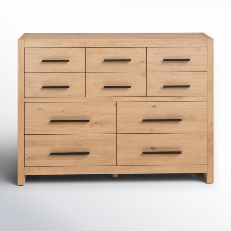 Modica 10-Drawer Solid Wood Dresser