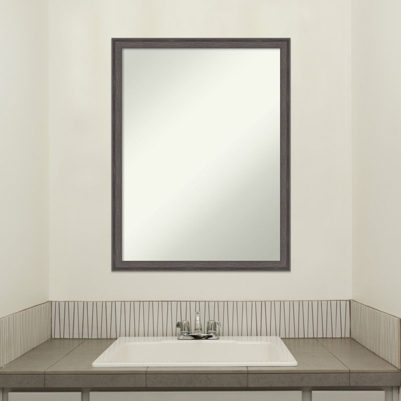 Miroir mural Merima, 25,75 po x 19,75 po, Étain