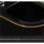 Toilette anti-odeur silencieuse 1,46 gallons noire à double chasse (siège inclus)