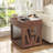 Feristah Manufactured Wood End Table Dog Crate with Charging Station-1511945086-1538306508