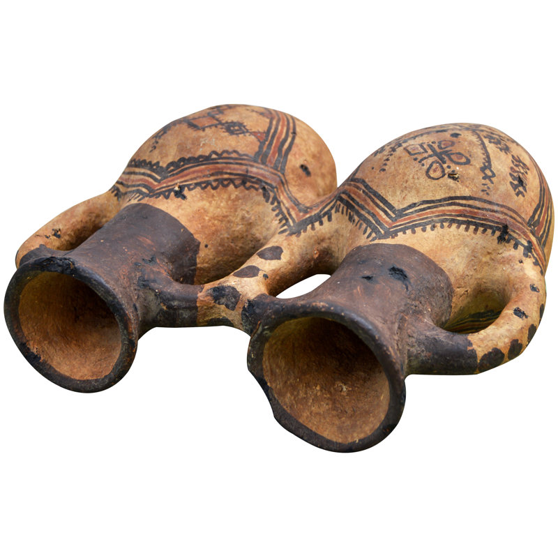 Moroccan Berber Water Vessel W/ Handles
