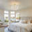 3-Light Dimmable Gold Semi-Flush Mount Ceiling Light With Clear Crystal Flower Shade-1427865460