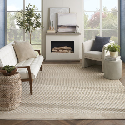 Tapis taupe Ebern Designs