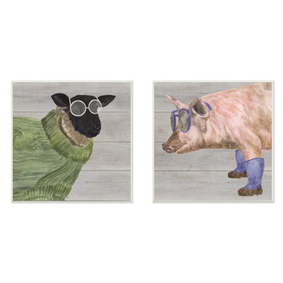 « élégant barnyard animal », art