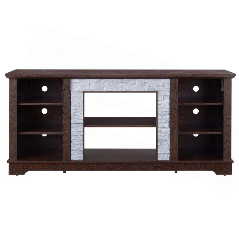 Meuble télé Mantel Stone, Cherry
