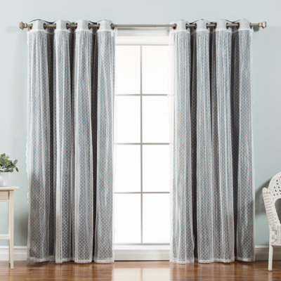 Paire de rideaux obscurcissant Tulle