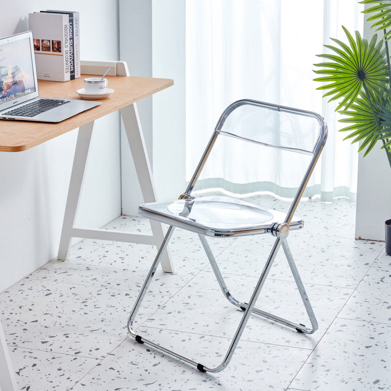 Chaise d'appoint pliante Earnshaw, Blanc