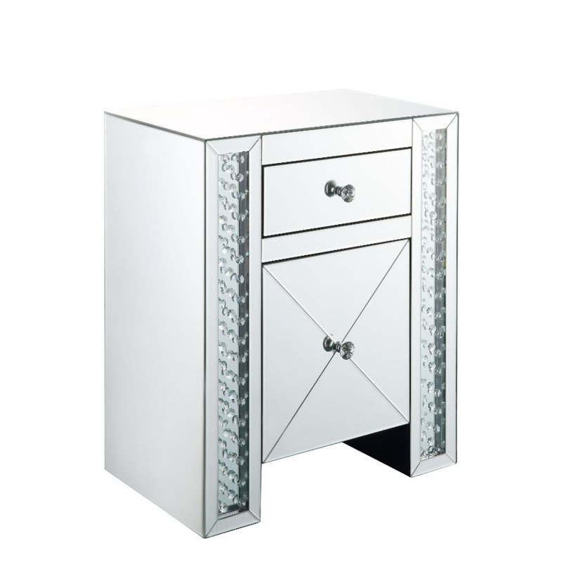Table d'appoint ACME Nysa, faux cristaux