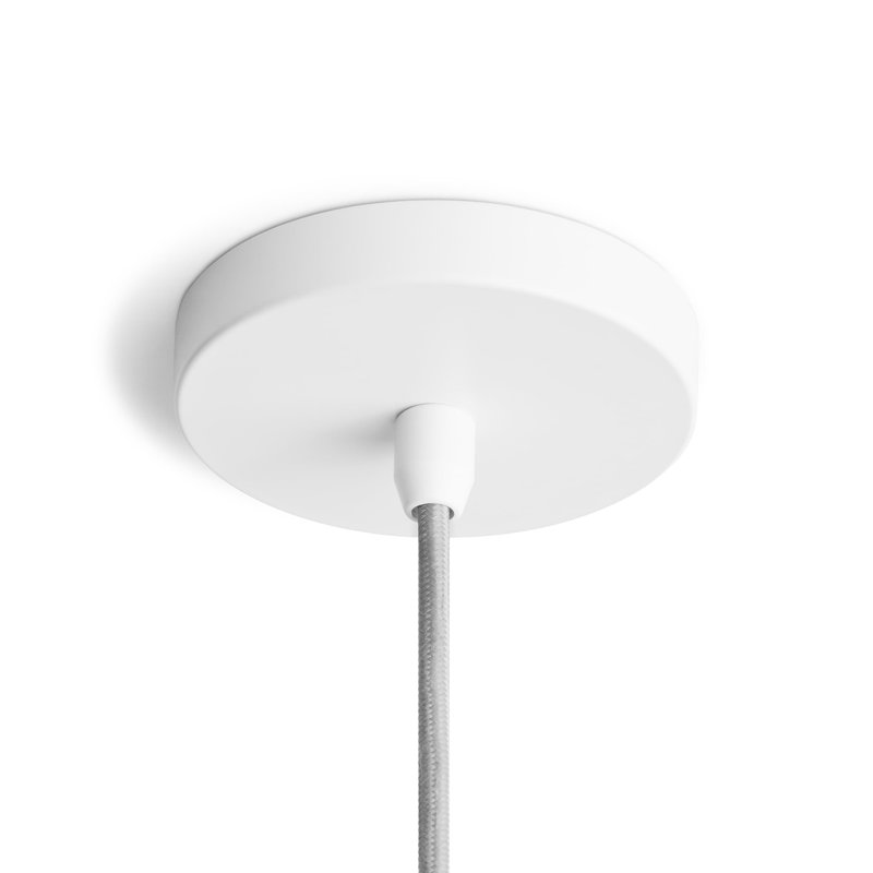 Laika 1 - Light Unique/Statement Pendant, Natural, 19" H x 21" W x 21" D, White