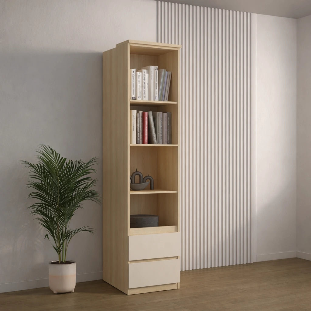 Birbal 215cm H x 45cm W Composite Bookcase
