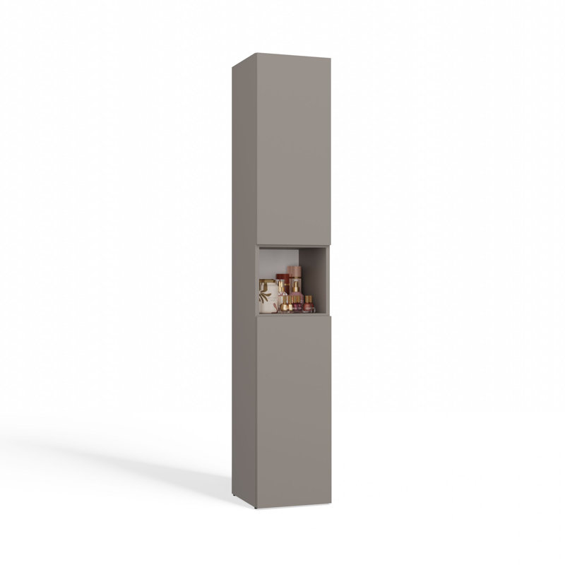 Robertina Linen Cabinet, Grey