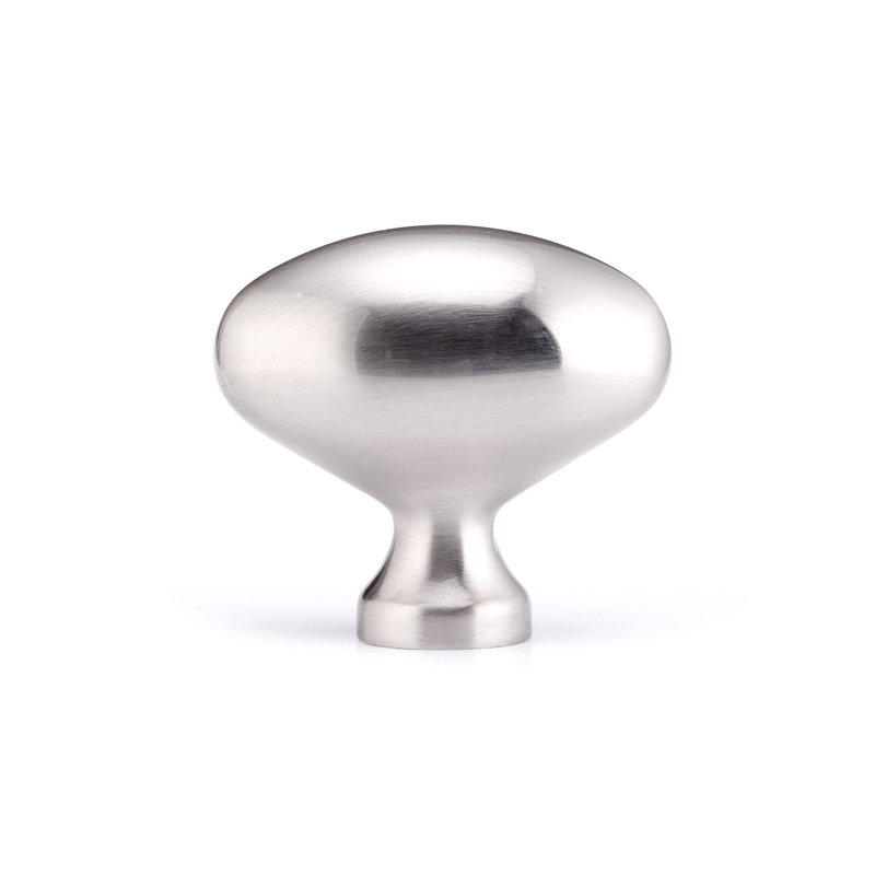 Poignée ovale Expression, Nickel brossé