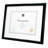 Black Matte Picture Frame with Mat