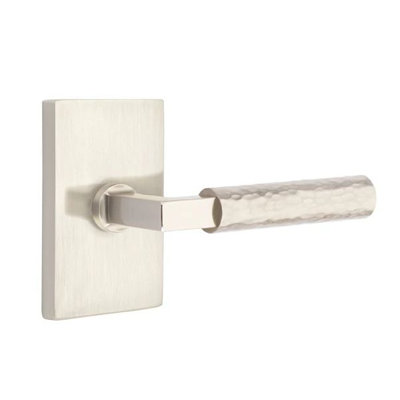 Passage Door Lever with Square Rosette