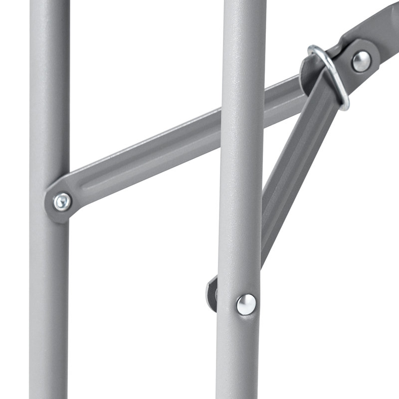 Banc en plastique pliable pour l'extérieur, H 3 po x l 39 po x P 11 po, White