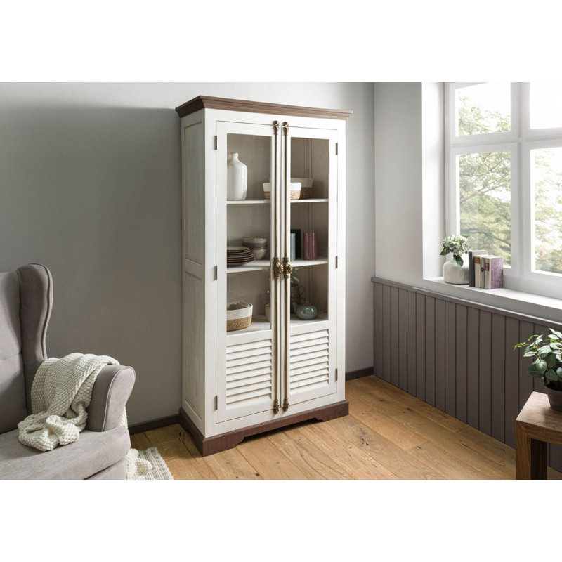 Toulouse Display Cabinet, Lacquered White