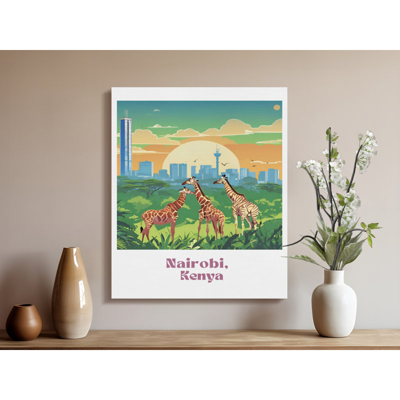 Couto Wrapped Canvas Print Set, 15x30